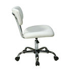 Fauteuil de bureau OSPHF Vista, blanc-Réglage pneumatique de la hauteur du siège à une touche