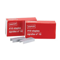 Staples - Agrafes mini - 2 paquets de 1000-Agrafes #10, petite taille