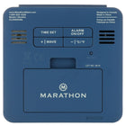 Marathon – Horologe de table atomique avec veilleuse automatique, indique confort et chaleur, bleu minuit -Indicateur de confort et chaleur