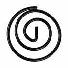 JAM PAPER - Trombones circulaires colores, Noir, 2 paquets de 50-Fabrique à partir de fil d'acier recouvert de vinyle