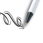 BIC - Stylo à bille Clic Stic rétractable - 1,0 mm - noir - paquet de 24-Pointe moyenne (1 mm)