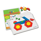Learning Advantage Pattern Block Cards, Grade K - 4-ENSEIGNER LES MATHÉMATIQUES FONDAMENTALES - Présentez les formes et les angles avec cette activité de géométrie essentielle Idéal pour améliorer la conscience spatiale, les enfants apprennent les angles des pièces à l'ensemble et les mesures au fur et à mesure qu'ils construisent des conceptions