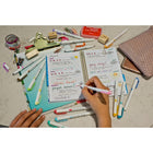 Zebra – Surligneur double pointe style stylo Mildliner, rouge doux-Rouge doux