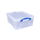 Really Useful Boxes – Boîte de rangement de 17 l, transparent-Couleur : Incolore