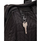 The Rolling Stones - Collection Iconic - Sac de voyage en nylon matelassé avec bandouilière réglable et amovible - Noir-Pochettes intérieures zippées pour ranger votre téléphone, votre chargeur et votre portefeuille en toute sécurité