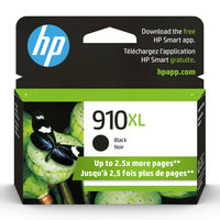 HP - Cartouche d'encre d'origine, noir 910XL-Couleur : noir