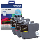 Brother - LC4013PKS Ensemble de 3 cartouches d’encre couleur à rendement standard d’origine-Brother offre une façon pour que les clients se débarrassent de leurs cartouches Brother authentiques. Visitez www.brother-usa.com/Environment pour en savoir plus.