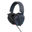 Havit USB 7.1 Surround Sound, Passive Noise Reduction,with RGB Colour & Microphone - Navy Blue-Plastique