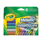 Crayola® – Marqueurs métalliques-Comprend 8 marqueurs métalliques chatoyants