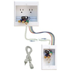 PowerBridge - Trousse de connexion murale, TWO-CK, alimentation double-Convient à l’installation de toute marque ou taille de téléviseurs plasma, ACL, DEL et HD, ou d’équipement audiovisuel à prise murale