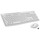 Logitech MK295 ensemble silencieux clavier/souris - blanc-Technologie silent touch : Logitech MK295: clavier et souris sans fil avec suivi optique avancé. La même sensation que vous tapiez ou cliquiez avec moins 90 % de bruit pour plus de concentration