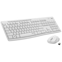Logitech MK295 ensemble silencieux clavier/souris - blanc-Technologie silent touch : Logitech MK295: clavier et souris sans fil avec suivi optique avancé. La même sensation que vous tapiez ou cliquiez avec moins 90 % de bruit pour plus de concentration