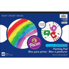 Pacon - Bloc de papier de peinture Art Street, 18 x 12 po, blanc, 40 feuilles, 3/paquet (PAC104611)-Taille : Papier 18 x 12 po