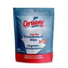 Certainty - Plus lingettes non parfumé désinfectantes - 6.7" x 7" - 200 lingettes-Lingette désinfectante