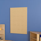 Flash Furniture - Panneau perfore polyvalent Bright Beginnings de qualite commerciale de systeme murale STEAM modulaire-31,5 po-Nettoyer avec un chiffon humide puis secher