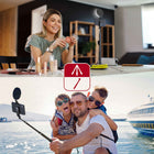 On Air Halo Stick Pro-L’éclairage est tout: la lampe annulaire pliable du HaloStick PRO dispose de 3 modes d’éclairage de couleur (blanc, naturel et chaud) pour un éclairage parfait dans n’importe quel environnement.