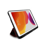 Étui JCPal DuraPro avec porte-crayon pour iPad 10,2" (modèle 2019/2020/2021) - Rouge érable-Étui à rabat léger