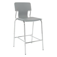Tabouret compto Dorado, vinyle, base chrome, 26po-1