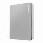 Toshiba - Disque dur externe portable Canvio Flex 2To, Argent-USB 3.0