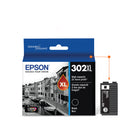 Epson - T302 Cartouche d'encre - Grande capacité - Noir-Photos brillantes autant sur papier ordinaire que sur papier glacé