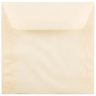 JAM Paper Enveloppes carrées translucides, 6 x 6 po, ocre printanier, 250/paquet-Enveloppes en papier translucide ocre printanier