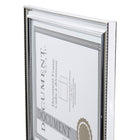 CTG – Cadre métallique pour document (8,5 po x 11 po), 12 pièces, argent-Matériau: les cadres pour documents sont fabriqués en plastique de haute qualité, durable et léger avec une finition mate pour créer un look élégant et riche