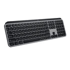Clavier éclairé sans fil avancé pour Mac Logitech MX Keys - Gris cosmique-MX Keys pour Mac, optimisé pour les produits Apple, a une configuration Mac et des touches personnalisables Fn pour un flux continu