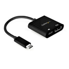 StarTech - Adaptateur USB-C vers DisplayPort avec Power Delivery-Comporte des capacités High Bit Rate 3 (HBR3), offrant des largeurs de bande jusqu’à 32,4Gbps