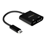 StarTech - Adaptateur USB-C vers DisplayPort avec Power Delivery-Comporte des capacités High Bit Rate 3 (HBR3), offrant des largeurs de bande jusqu’à 32,4Gbps