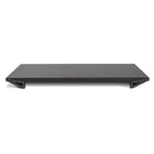 Allsop - Support de moniteur Lo Riser avec plate-forme large et réglages de hauteur double - Noir-Supporte jusqu'à 30 lb