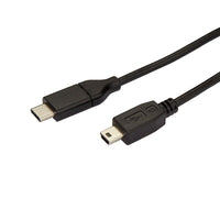 StarTech ® Câble USB 2.0 Type-C vers mini-B mâle, 6 pi (USB2CMB2M)-Compatible avec les ports Thunderbolt 3