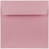 JAM Paper Enveloppes carrées de 7,5 x 7,5 po, rose layette, 1000/paquet (327912961b)-Enveloppes carrées pour invitation