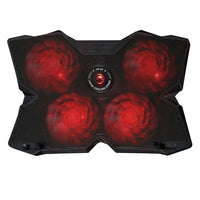 Marvo Tech – Plaque de refroidissement quadruple cœur pour ordinateur portatif FN-30, rouge-Plaque de refroidissement pour ordinateur portatif