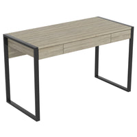 Safdie & Co. Bureau d'ordinateur à 3 tiroirs, 50 poL, Taupe foncé et métal noir-La combinaison parfaite du classique et du contemporain, le design simple et moderne de ce bureau rehaussera n'importe quelle pièce et complétera tout décor de maison existant