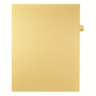 Markmaker - Intercalaires imprimes Legal, Chamois, 1/25th coupe, format lettre, sans trous, 25 tabs/PQT, 5 PQT/Boite, Numero 132-Intercalaires imprimes Legal