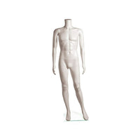 Eddie’s Hang-Up Display Ltd. - Mannequin sans tête, homme, 2 bras droits, blanc (150555)-Mannequin féminin sans tête