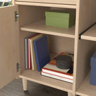 Sauder - Clifford Place Crédence de rangement de bureau - Natural Maple-Poids: 145 lb
