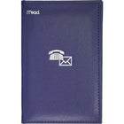 MeadMD – Index téléphonique et carnet d’adresses, 5 1/8 x 7 3/4 po, couleurs assorties-Les inscriptions comprennent des espaces pour le web, les cellules, les courriels et plus encore