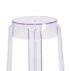 Tabouret de bar transparent de 29,75 po (FH-118-APC2-GG)-À hauteur de bar