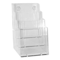 Eddies Hang-Up Display Ltd. Porte-documents demi-compartiment à pages multiples - transparent - 4 compartiments - 10 paquets-Porte-Littérature