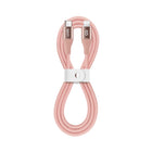 LOGiiX - Vibrance Câble Silicone USB-C vers Lightning - Rose-Câble de chargement ultra-doux coloré et flexible de 1M (~ 3 pieds)