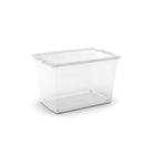 KIS® - Boîte de rangement Omni de 60 l sur roulettes, transparent-Capacité de 60 l