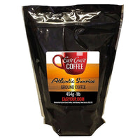 East Coast Coffee - Café moulu de torréfaction claire Atlantic Sunrise, mélange du petit-déjeuner-1 lb de grains