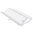 Eddie's - Vitrine acrylique rotative verrouillable de 17,75 po - Transparent-Acrylique