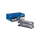 Brother - TN229XL Cartouche de toner à haut rendement - Noir - Paquet de 2-Le toner produit des impressions de qualité laser haut de gamme dans des tons riches et nets et des couleurs vives qui ne s'effaceront pas et ne tacheront pas