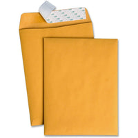 Quality Park  Enveloppes à catalogue en papier kraft Redi-Strip, 10 x 13 po-La bande adhésive à peler est un moyen propre et rapide de sceller instantanément lâ€™enveloppe sans avoir à lâ€™humidifier