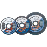 Walter Surface Technologies - Meule À Tronçonner Renforcée Zipcut, 7po x 1/16po, Arbre De 7/8po, paquet de 12-Matériau abrasif Oxyde d'aluminium