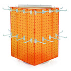Azar - Tour de cheville interlock avec base et crochets tournants - 14 po x 14 po x 20 po - Orange-Vendu en multiples de: 1