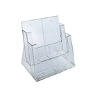 Azar Displays – Porte-brochures à 2 compartiments et 2 étages pour format lettre (252380)-Pour brochures de format lettre