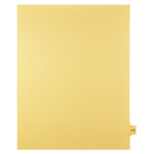 Markmaker - 25 tabs/PQT,5 PQT/Boite, Intercalaires imprimes Legal, Chamois, 1/15th coupe| format lettre, sans trous, Numero 119-Intercalaires imprimes Legal